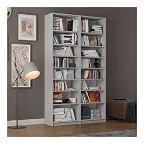 Asra Trend K-11 MDF Kül Gri Kitaplık