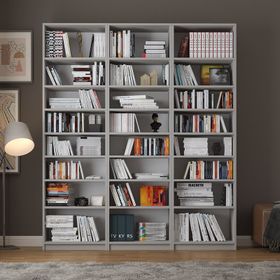 Asra Trend K-22 MDF Kül Gri Kitaplık