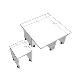 Asra Trend OS003 Safir Meşe Orta Sehpa