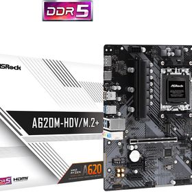 Asrock A620M-HDV/M.2+ 6400 Mhz M.2 AM5 mATX DDR5 Anakart