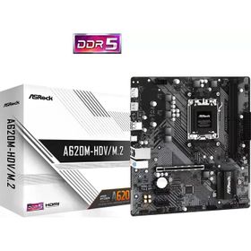 Asrock A620M-HDV/M.2+ 6400 Mhz M.2 AM5 mATX DDR5 Anakart