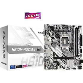 ASRock H610M HDV/M.2+D5 Intel LGA1700 DDR5 Micro ATX Anakart
