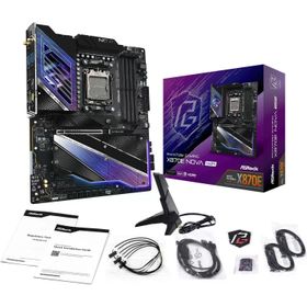 ASRock X870E Nova WiFi AMD X870E Soket AM5 DDR5 8200+(OC)MHz ATX Gaming Anakart