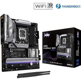 Asrock Z890 LiveMixer WiFi 9466 Mhz M.2 1851p ATX Anakart