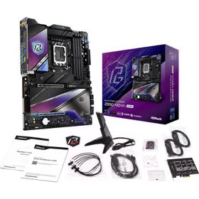 ASRock Z890 Nova WiFi 9600MHz OC DDR5 Soket 1851 WiFi7 Thunderbolt ATX Anakart