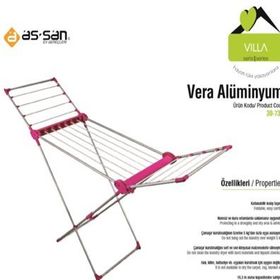 Assan Vera Alüminyum Çamaşır Kurutmalık
