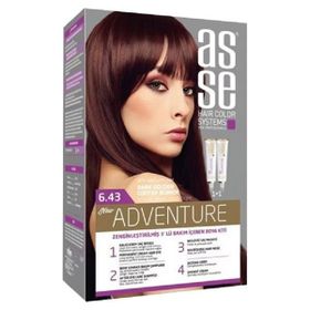 Asse 6.43 60 ml Koyu Kumral Bakır Dore Saç Boyası