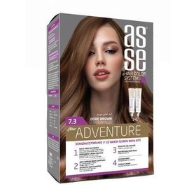 Asse 7.3 Dore Kumral Set Saç Boyası