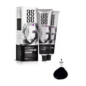 Asse Hair Color Systems 1 Siyah 60 ml Saç Boyası