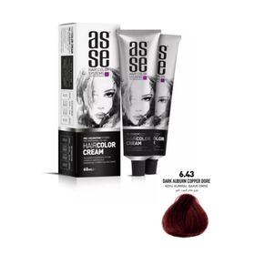 Asse Hair Color Systems 6.43 Koyu Kumral Bakır 60 ml Saç Boyası