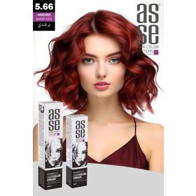 Asse Hair Color Systems 60 ml 5.66 Şarap Kızılı Aşk Krem Saç Boyası