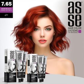Asse Hair Color Systems 60 ml 7.65 Kumral Kızıl Akaju Krem Saç Boyası