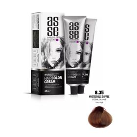 Asse Hair Color Systems 60 ml Gizemli Kahve 8.35 Krem Saç Boyası