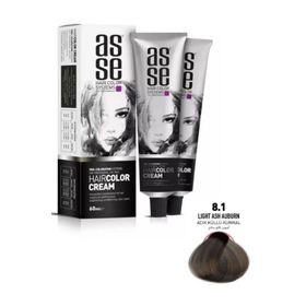 Asse Hair Color Systems 8.1 Açık Küllü Kumral 60 ml Saç Boyası