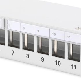 Assmann Açık Gri 12 Port Zırhlı Modüler Patch Panel