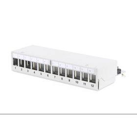 Assmann Açık Gri 12 Port Zırhlı Modüler Patch Panel