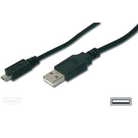 Assmann AK-300110-010-S 1M USB2.0 USB Kablo