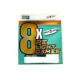 Asso 8X Light Games PE 150 mt Moss Green 8 Örgü Spin İp Misina