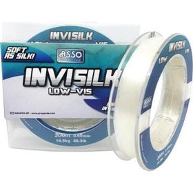 Asso Invisilk Surf Casting 300 mt 0.28 mm Beyaz Monofilament Misina