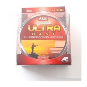 Asso Ultra Cast 300 mt 0.32 mm 12.7 kg Fluorocarbon Coated Misina