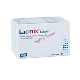 Assos Pharma Lacmix Multivitamin 60 Kapsül