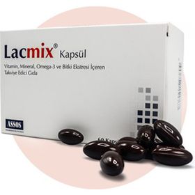 Assos Pharma Lacmix Multivitamin 60 Kapsül