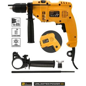 Assur 1100W Darbeli Metal Şanzıman 13 mm Elektrikli Matkap