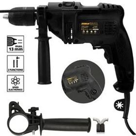Assur 1100W Darbeli Metal Şanzıman 13 mm Siyah Elektrikli Matkap