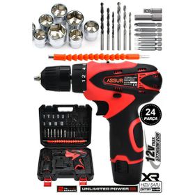 Assur 12V Li-Ion 2x1.5 Ah Akülü Matkap