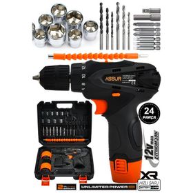 Assur 12V Li-Ion 2x1.5 Ah Akülü Matkap