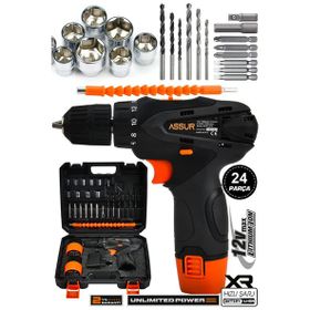 Assur 12V Li-Ion 2x1.5 Ah Akülü Matkap