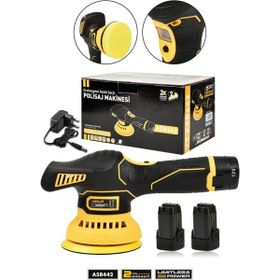 Assur 12V Orbital 6 Kademli Cila Pasta Parlatma Polisaj Makinesi