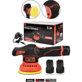 Assur 12V Orbital 6 Kademli Cila Pasta Parlatma Polisaj Makinesi