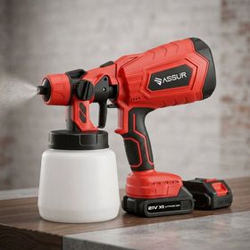 Assur ASR827 21V Çift Akülü Boya Püskürtme Tabancası