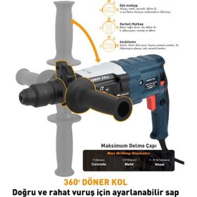 Assur Pro Kırıcı Delici Hıltı Darbeli 2-28 mm Otomatik Kafa Vidalama 5 Parça Hıltı Matkap
