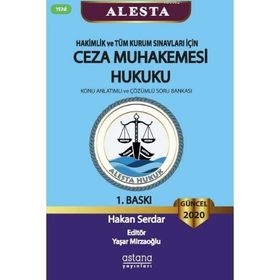 Astana Yayınları Alesta Ceza Muhakemesi Hukuku