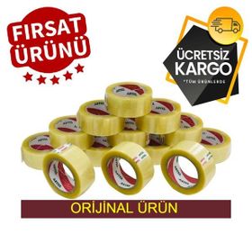 Astel 45x100 cm Şeffaf 48 Adet Koli Bandı