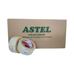 Astel Şeffaf 45x100 mt 24 Adet Koli Bandı