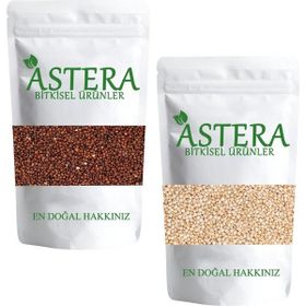 Astera 500 gr Kırmızı Kinoa Tohumu + 500 gr Beyaz Kinoa Tohumu