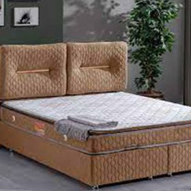 Astra 150x200 cm Kahverengi Baza ve Başlık Seti