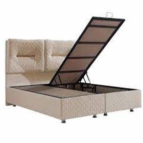 Astra 160x200 cm Bej Baza ve Başlık Seti