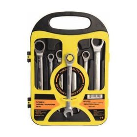 Astrafix 7 Parça 8 19 mm Cırcır Kombine Anahtar Seti