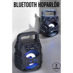 Astraltech Teknorod Taşınabilir LED Işıklı Uzun Pil Ömrü Bluetooth Hoparlör