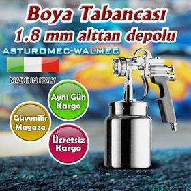Asturomec 1000 cc Walmec 1.8 mm Boya Tabancası