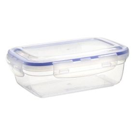 Asude ASD064 900 ml Dikdörtgen Sızdırmaz Şeffaf Saklama Kabı