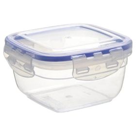 Asude ASD069 500 ml Kare Sızdırmaz Şeffaf Saklama Kabı