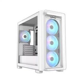 Asus A23 Plus Temperli Cam ARGB Fanlı Beyaz Micro ATX Gaming Bilgisayar Kasası
