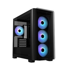 Asus A23 Plus Temperli Cam ARGB Fanlı Siyah Micro ATX Gaming Bilgisayar Kasası