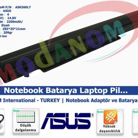 Asus A56CB-A56CM Muadil Notebook Bataryası