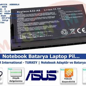 Asus A8JR Notebook Bataryası